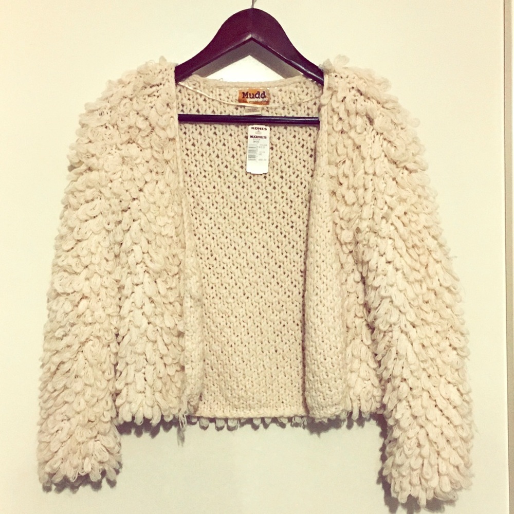 MUDD SWEATER OPEN Cardigan Size Large